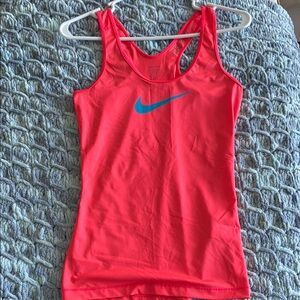Nike Coral Dri Fit Tank Top in size S, almost brand new